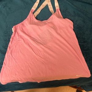 Pink Nike shirt